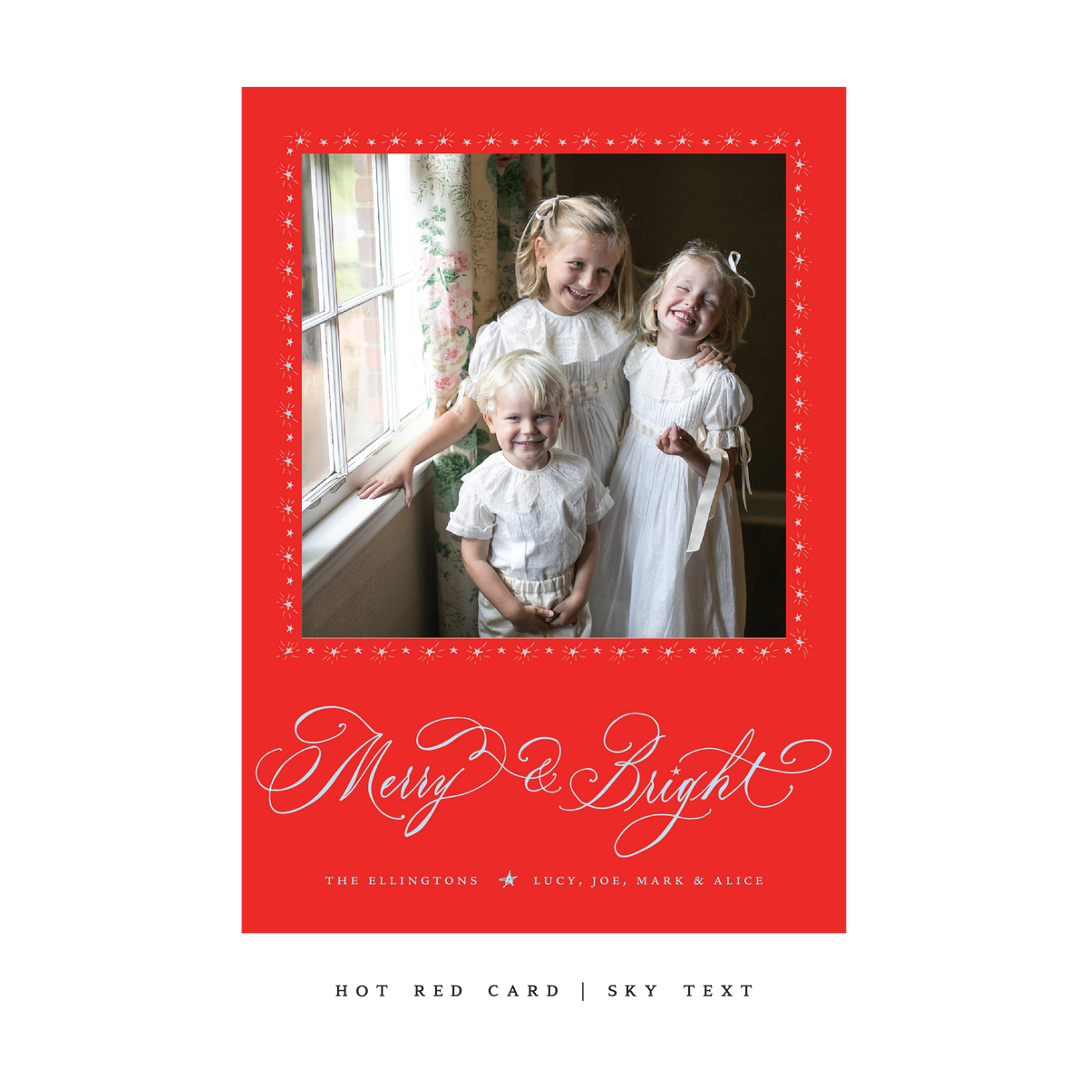 Ellington Classic Flat Print Holiday Card, Large (Archive)