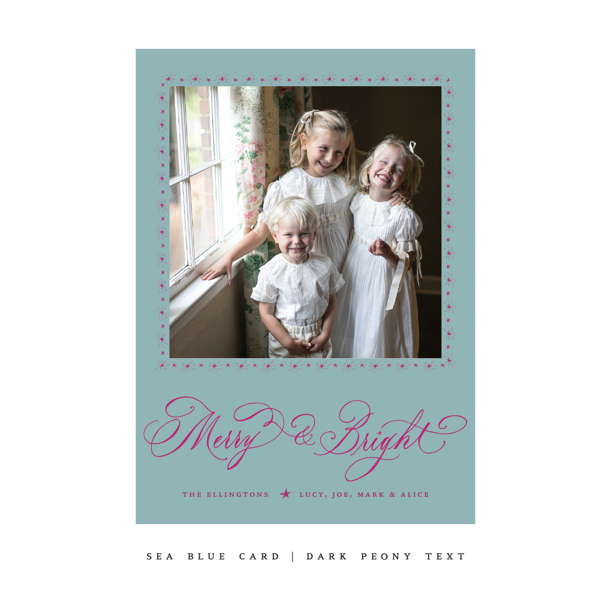 Ellington Classic Flat Print Holiday Card, Large (Archive)