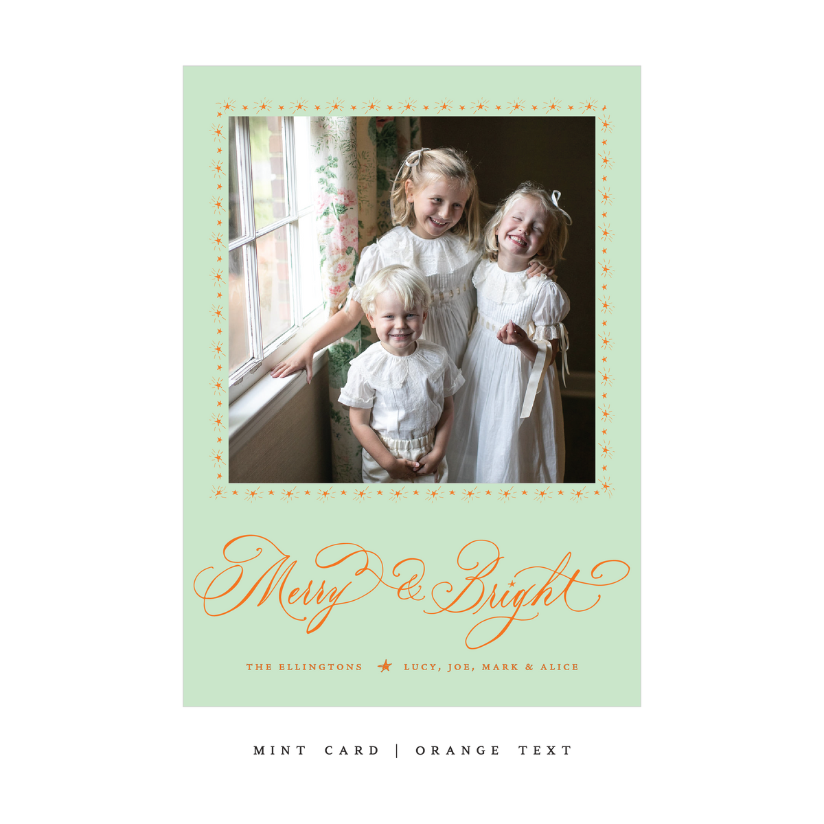 Ellington Classic Flat Print Holiday Card, Large (Archive)