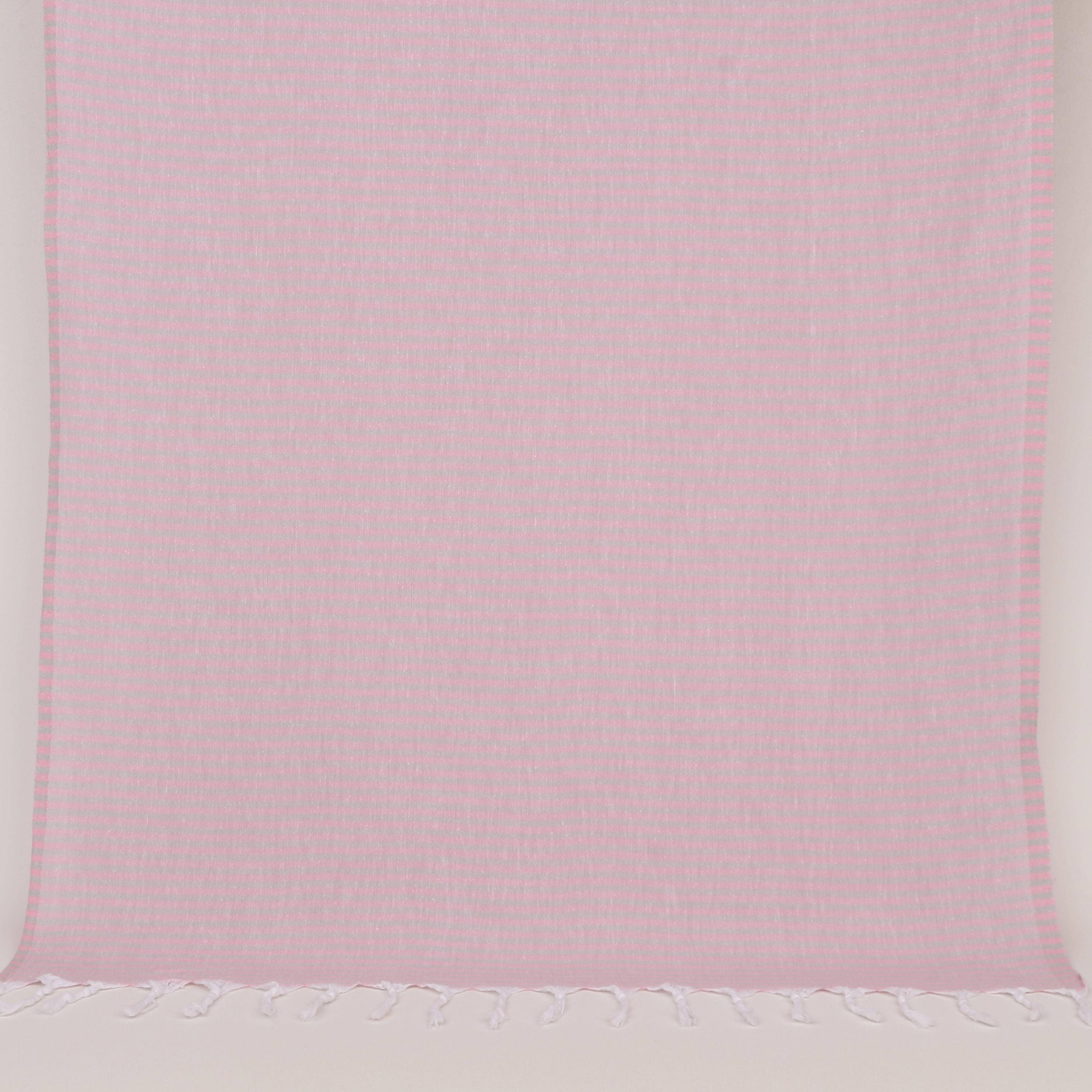 Striped Colorful Turkish Cotton Peshtemal Towel: Mint / Beach Towel