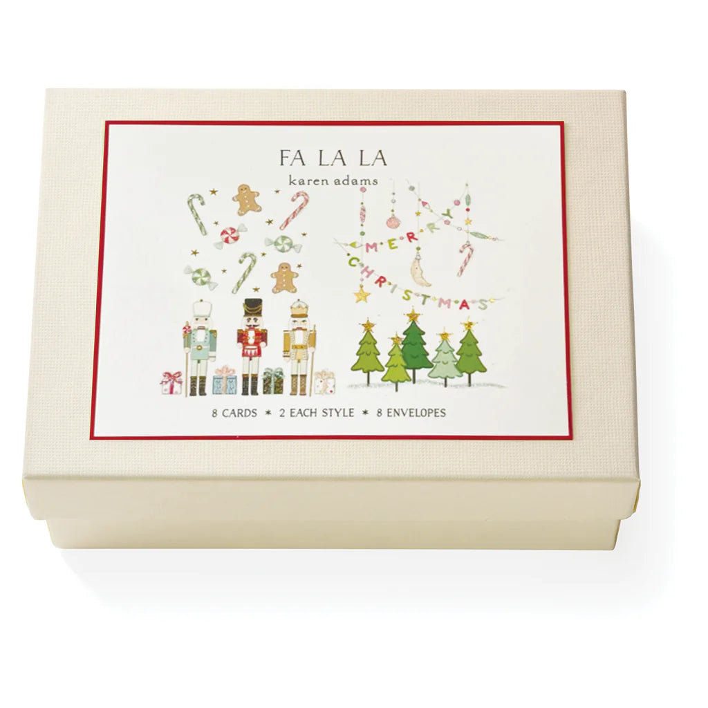 Fa La La Note Card Box