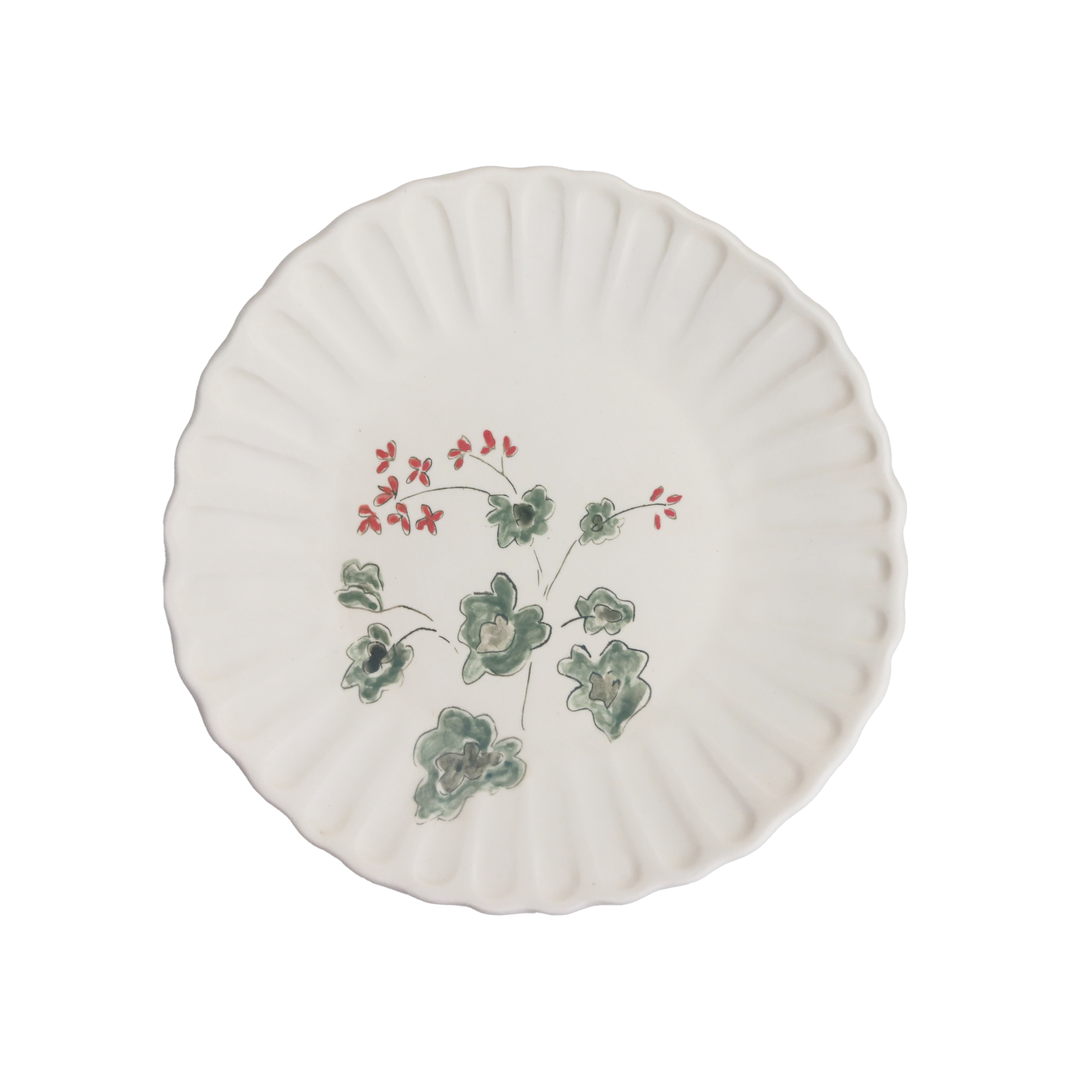 Geranium Wall Plate, 9"