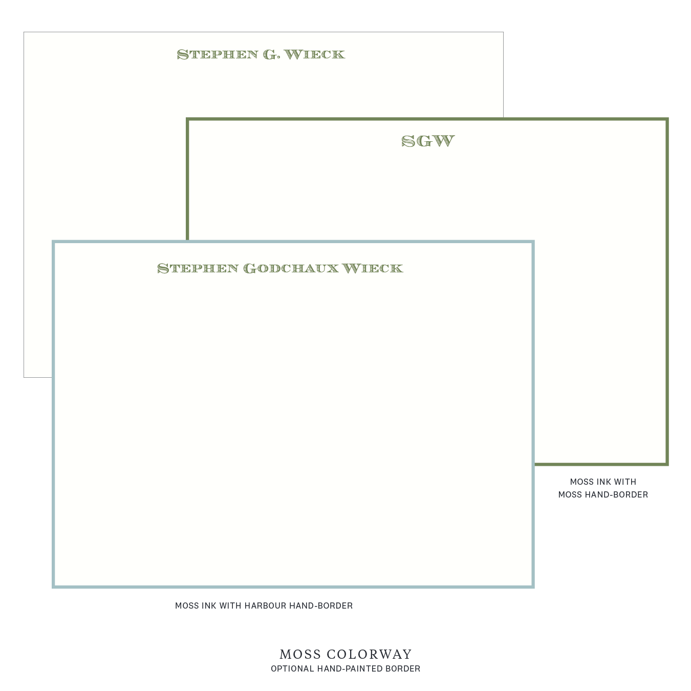 Heath Laid Paper Notecard