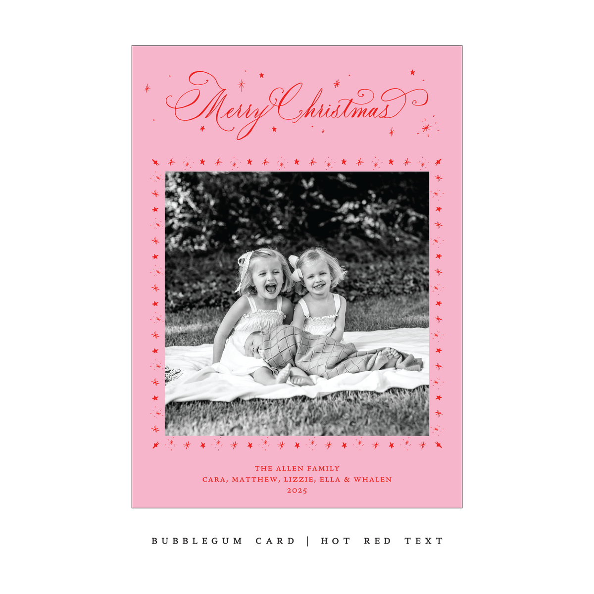 Middleton Classic Flat Print Holiday Card, Large (Archive)