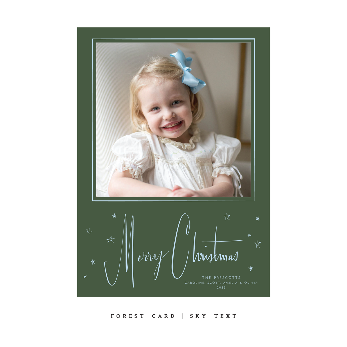 Norcross Classic Flat Print Holiday Card, Large (Archive)