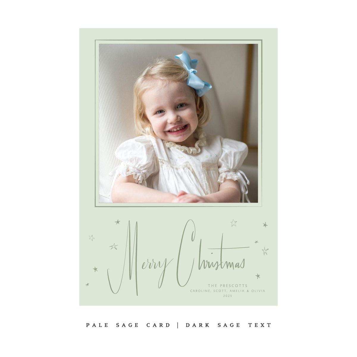 Norcross Classic Flat Print Holiday Card, Large (Archive)