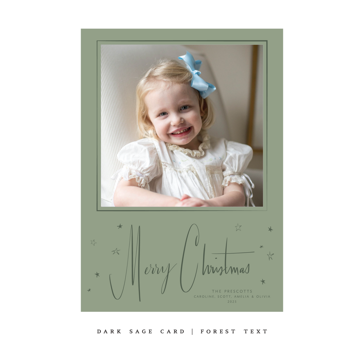 Norcross Classic Flat Print Holiday Card, Large (Archive)