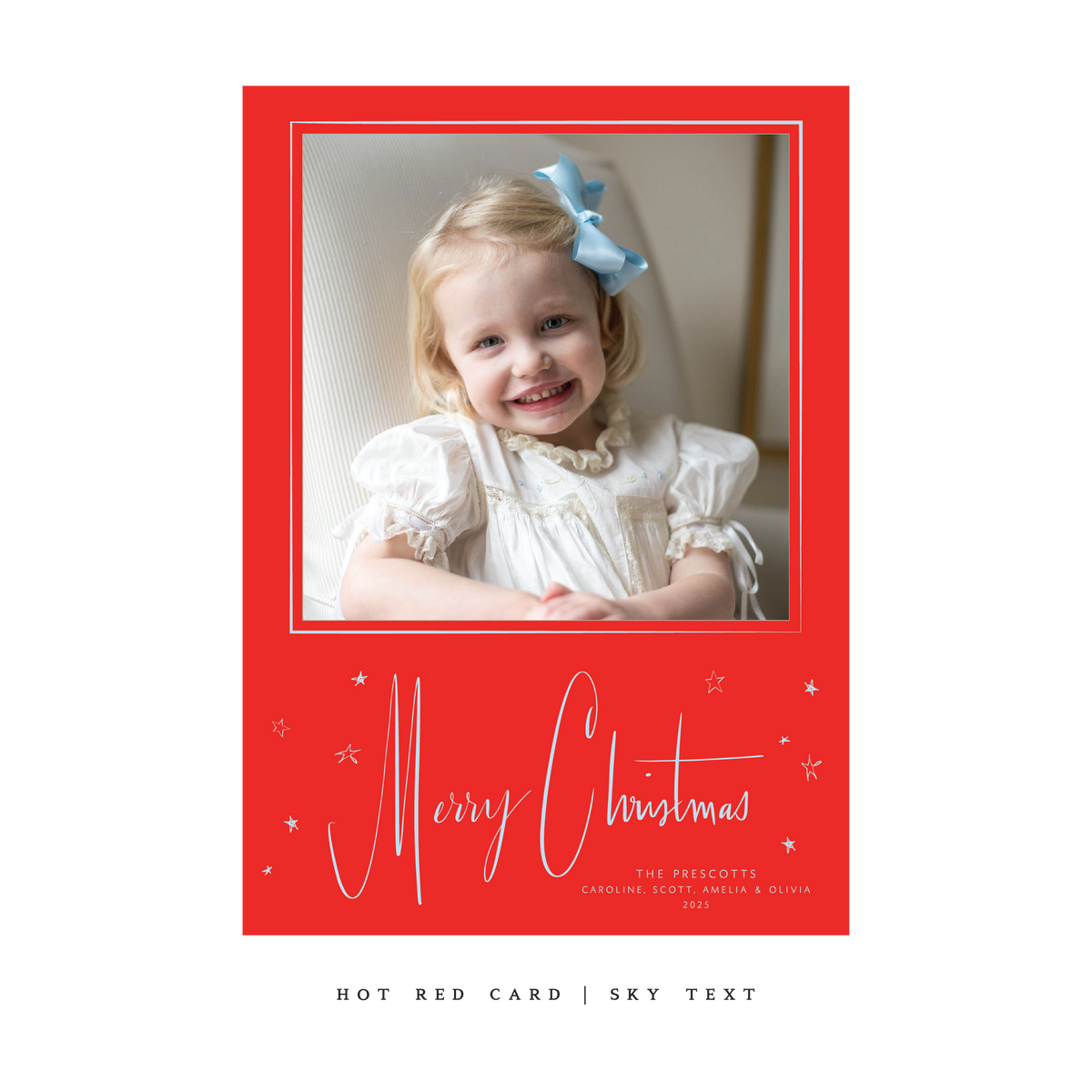 Norcross Classic Flat Print Holiday Card, Large (Archive)