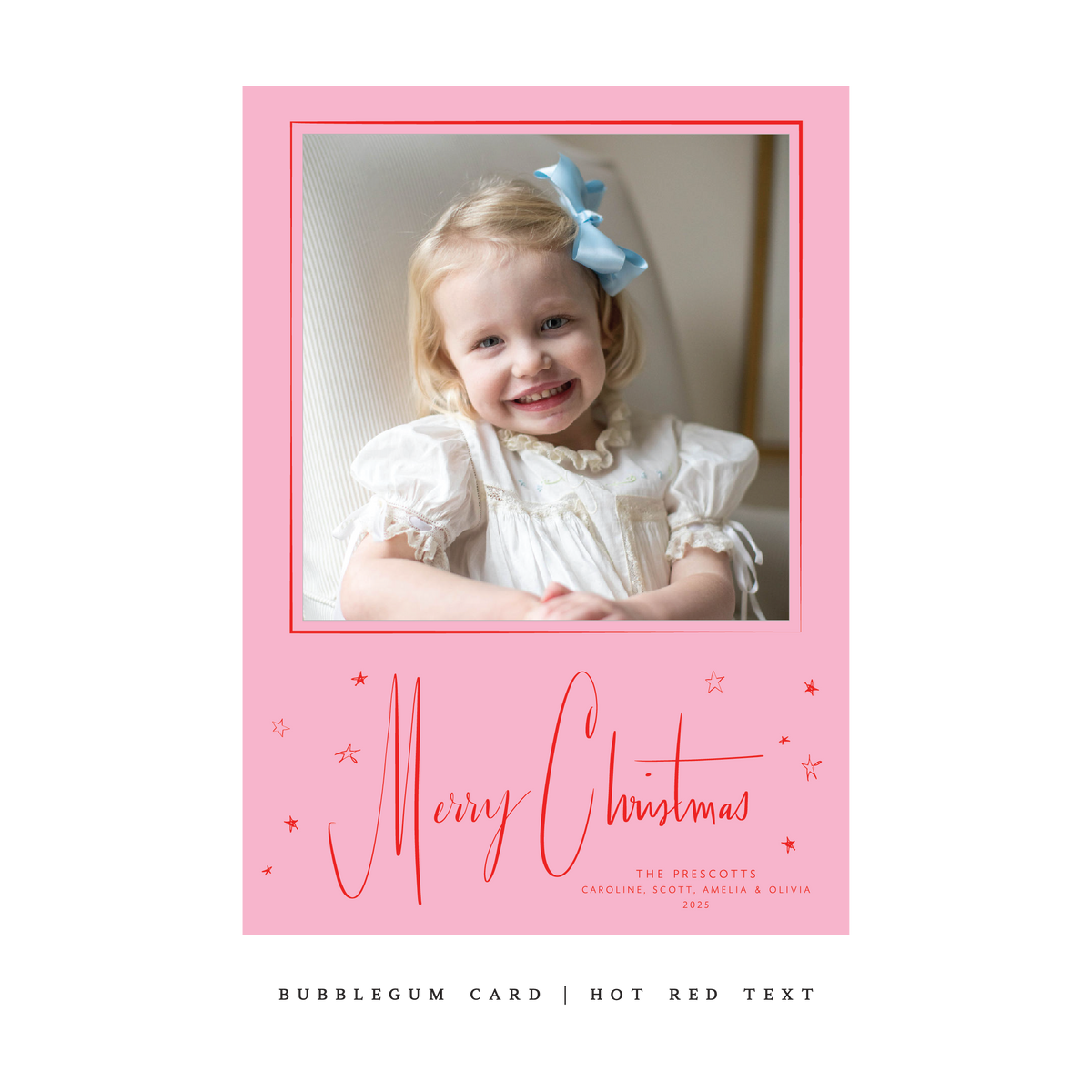 Norcross Classic Flat Print Holiday Card, Large (Archive)