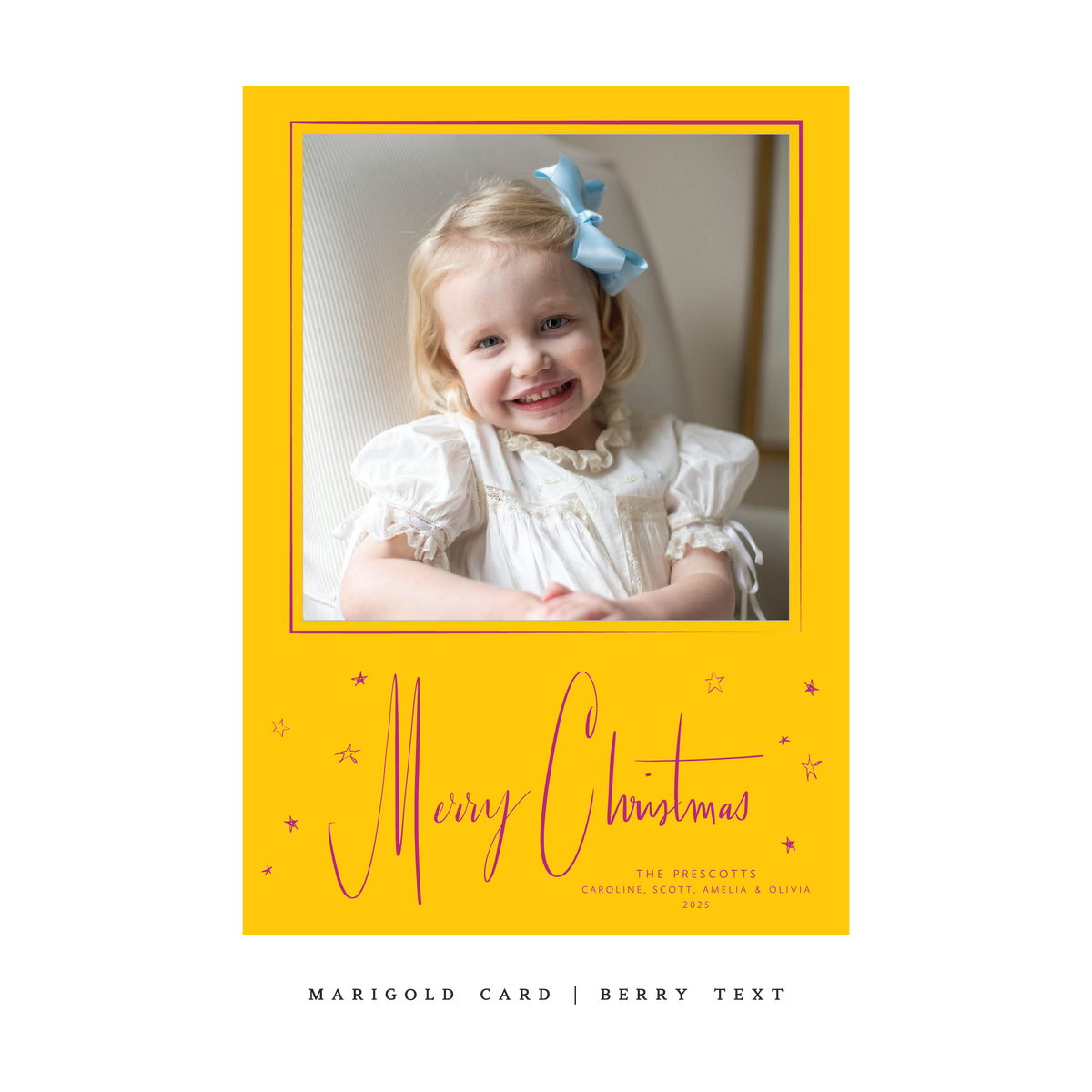 Norcross Classic Flat Print Holiday Card, Large (Archive)