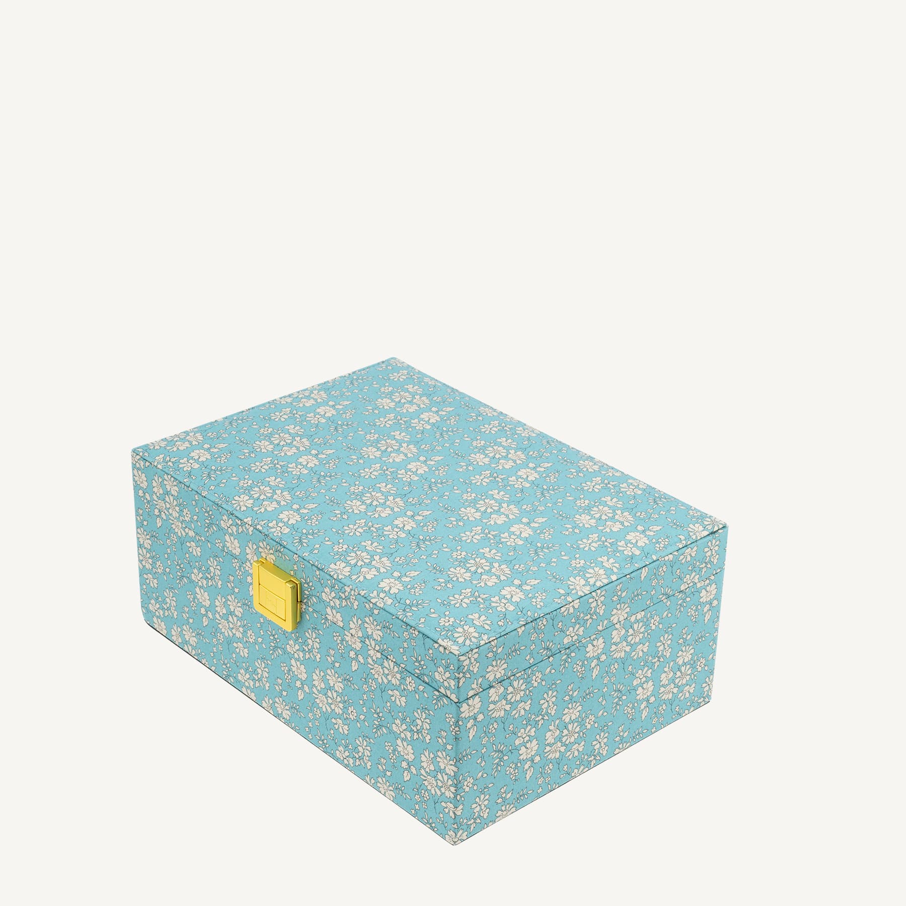 オンエア！ Jewel complete box Liberty Large Jewelry Box, Capel Soft Teal – Stovall Collection