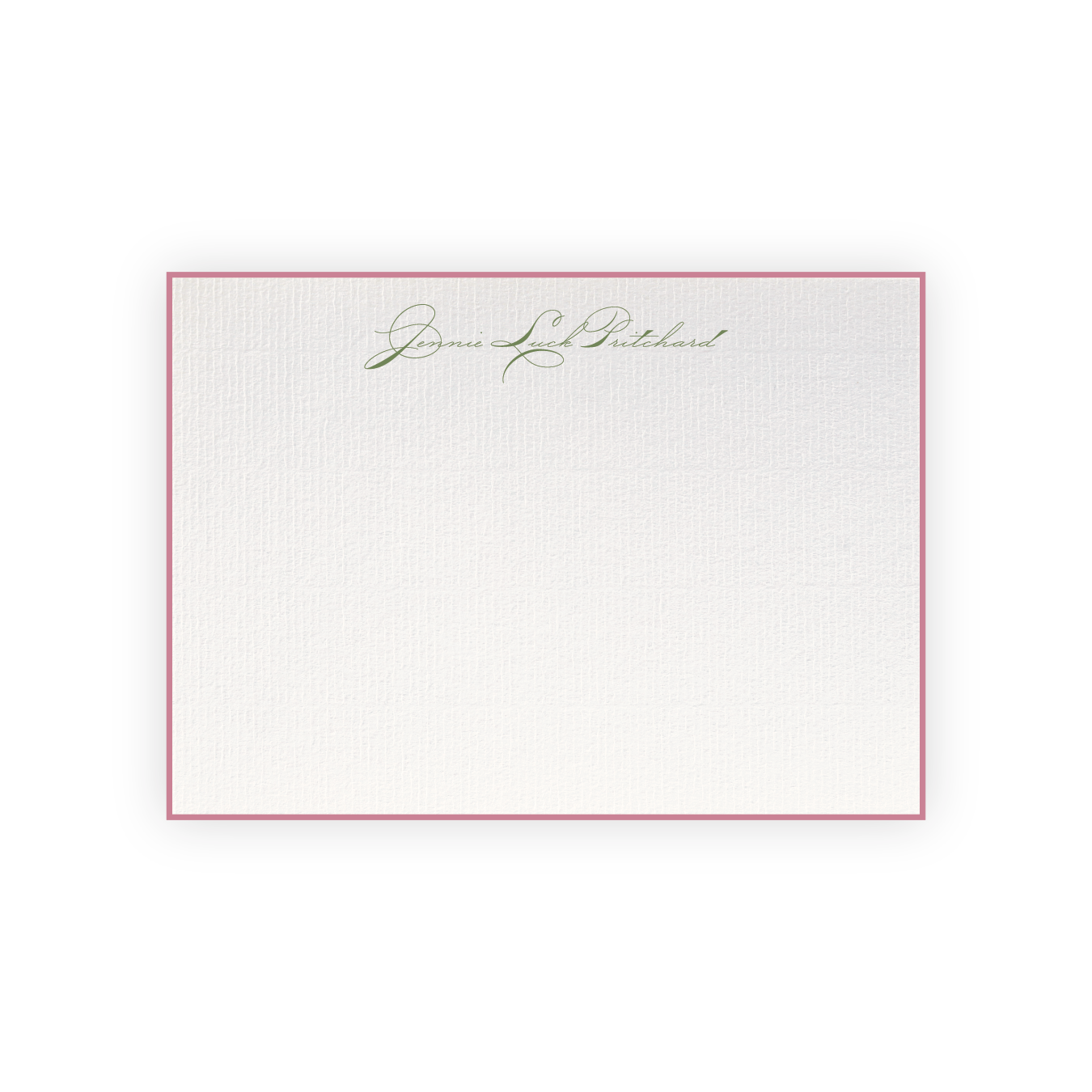 Primrose Laid Paper Notecard
