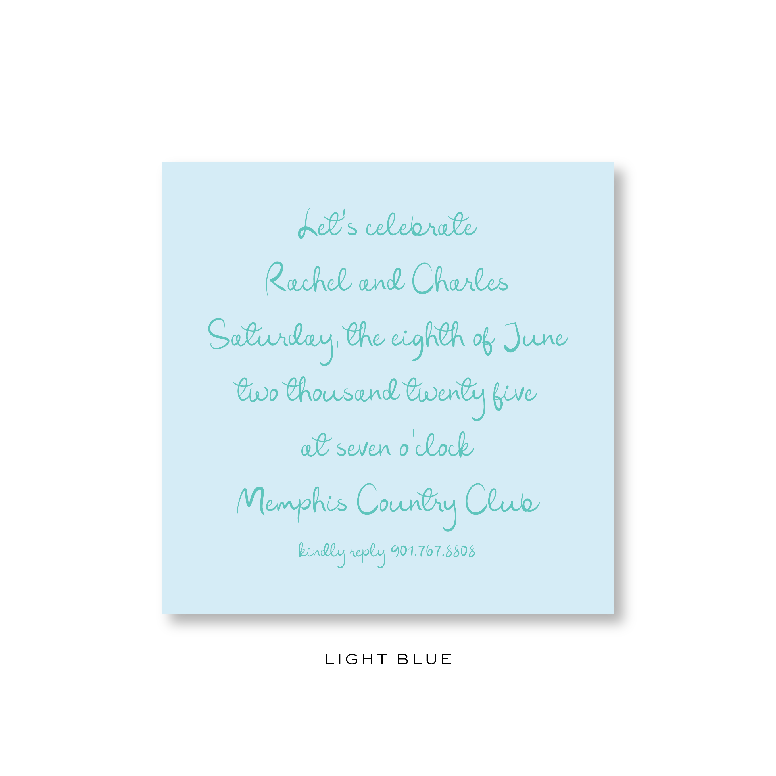 Rachel Bridal Invitation