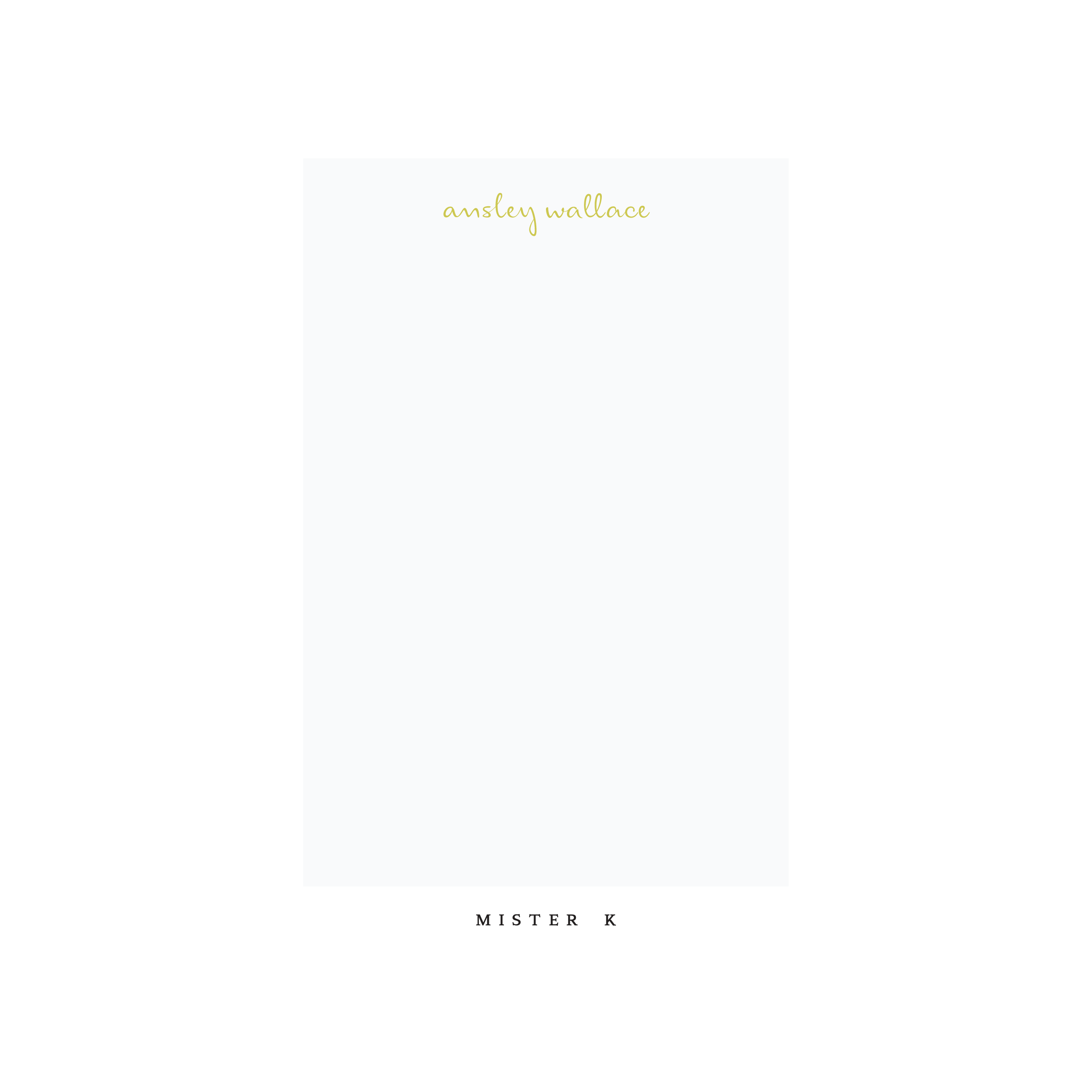 Stovall Signature Jotters