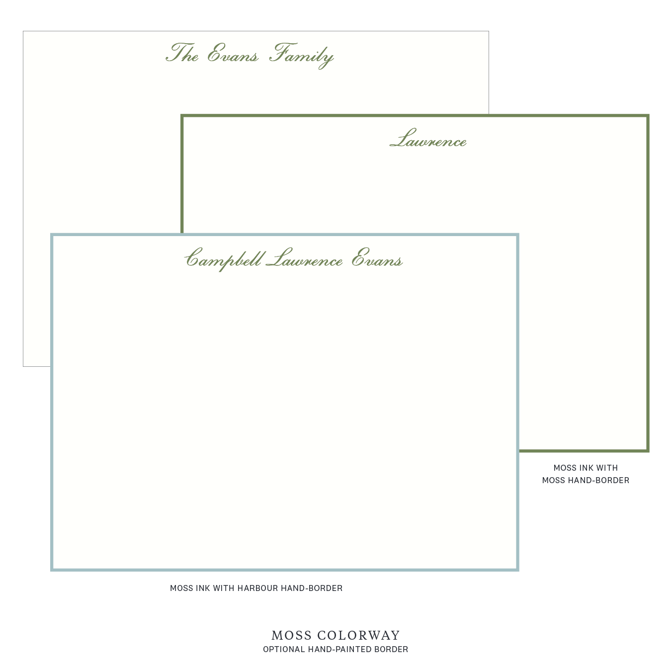 Surrey Laid Paper Notecard