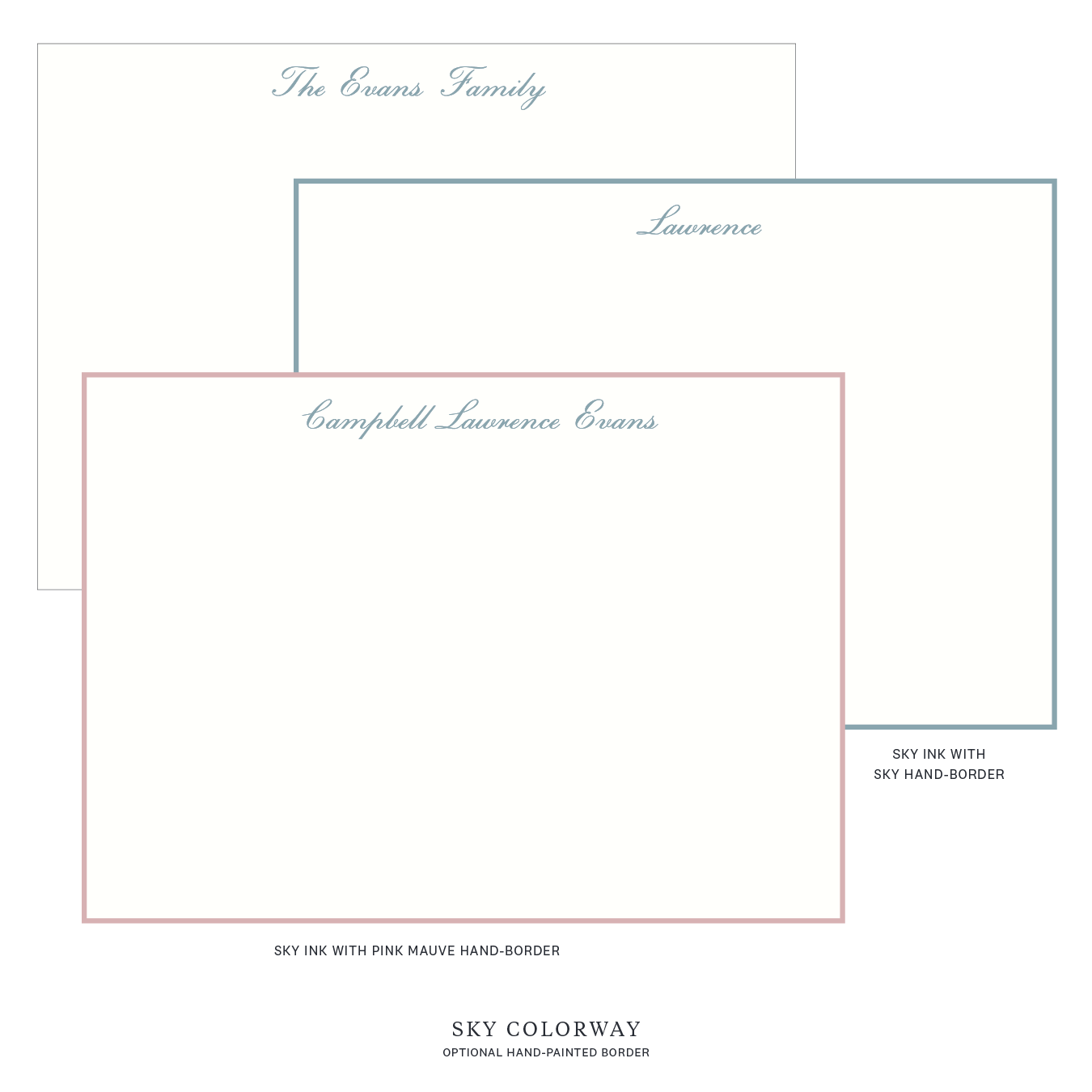 Surrey Laid Paper Notecard