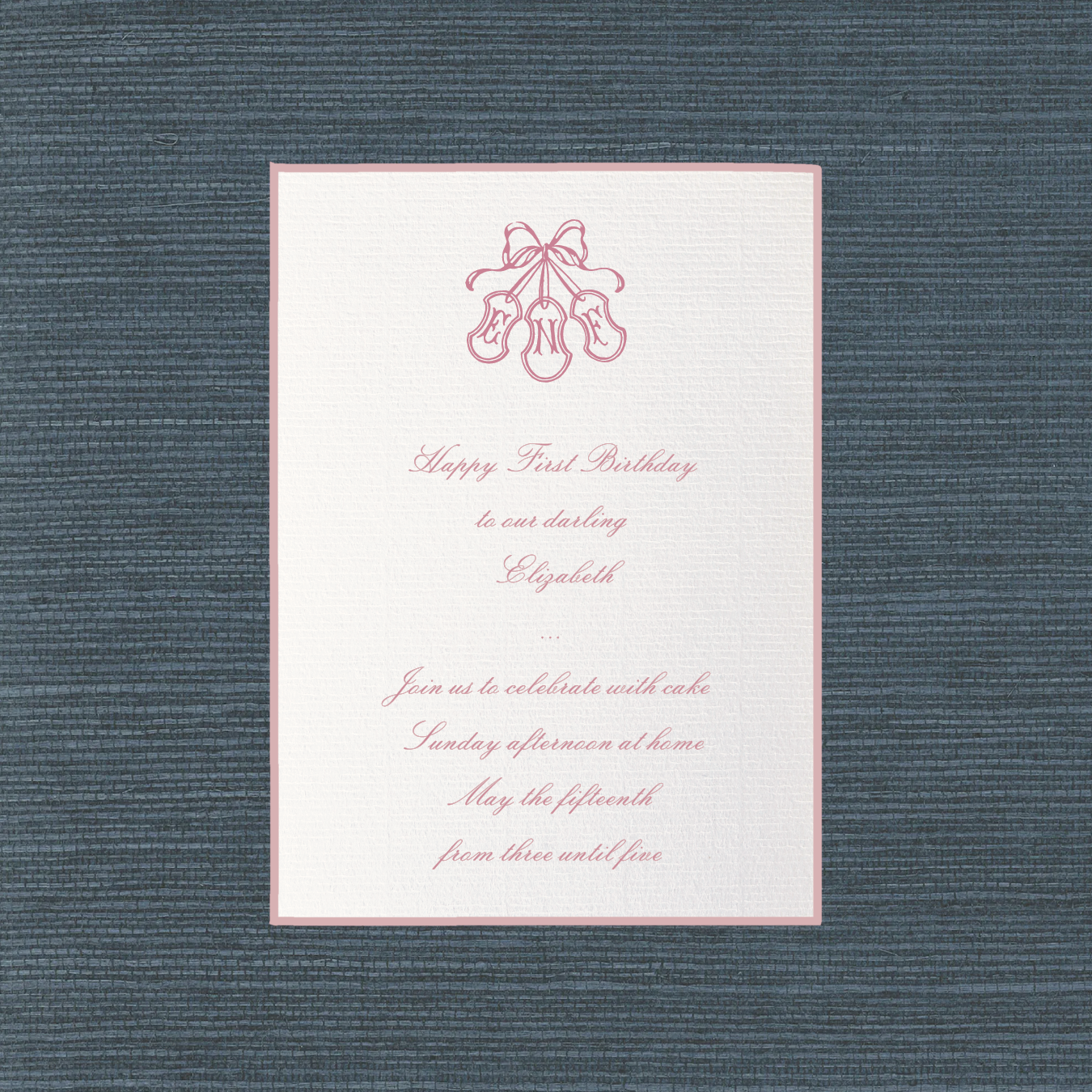 Sutton Motif Birthday Invitation