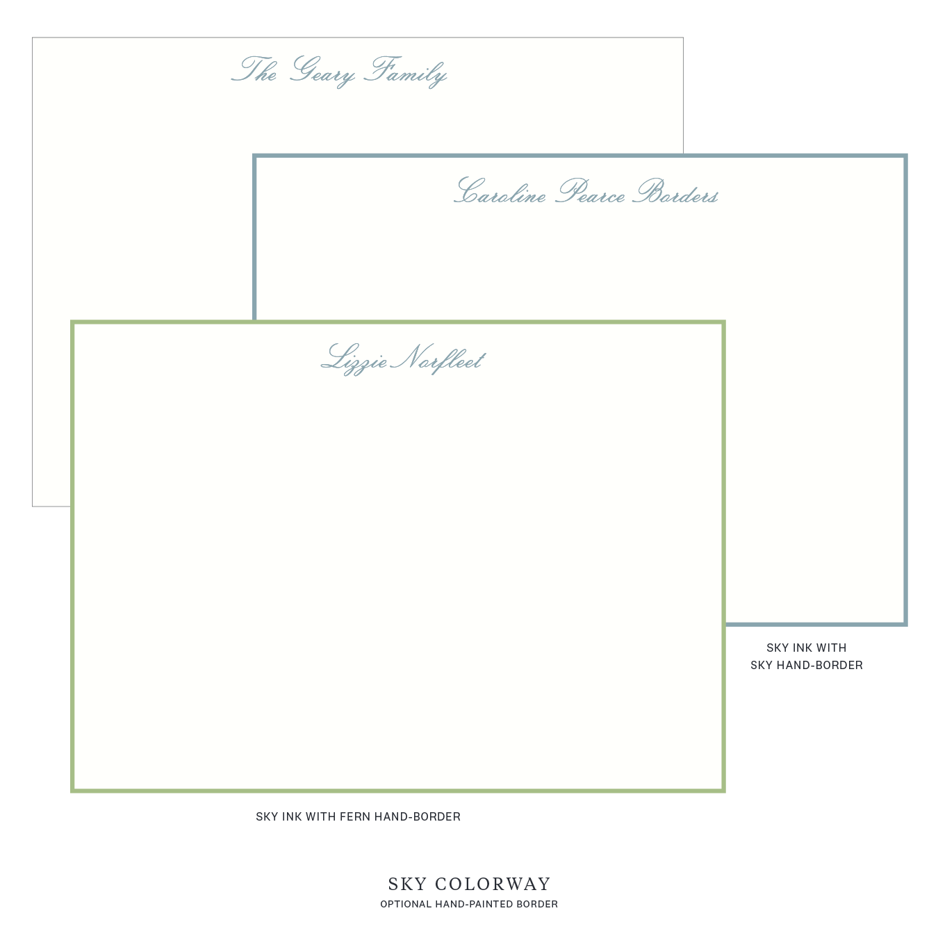 Sutton Laid Paper Notecard