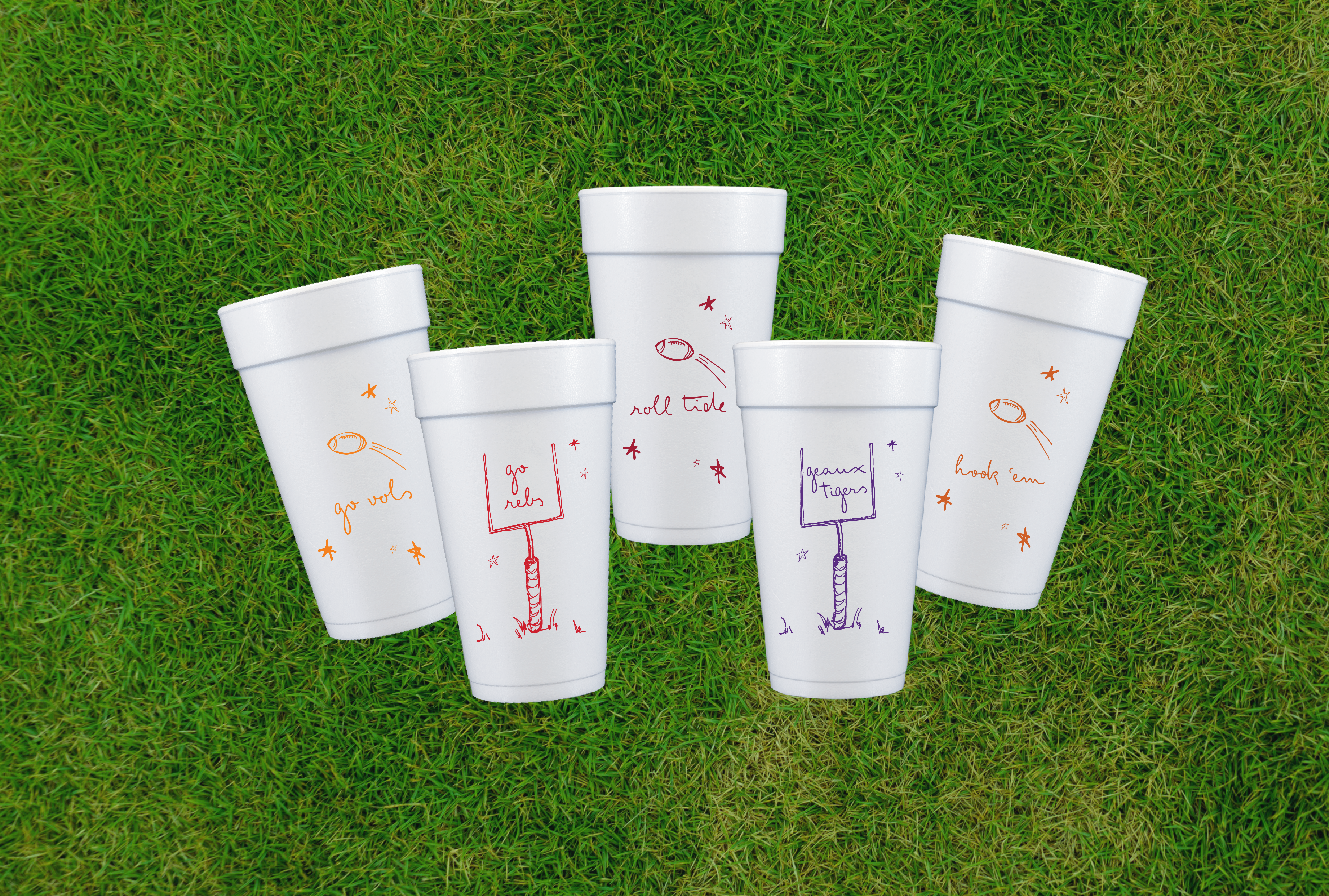 Game Day Football Cups