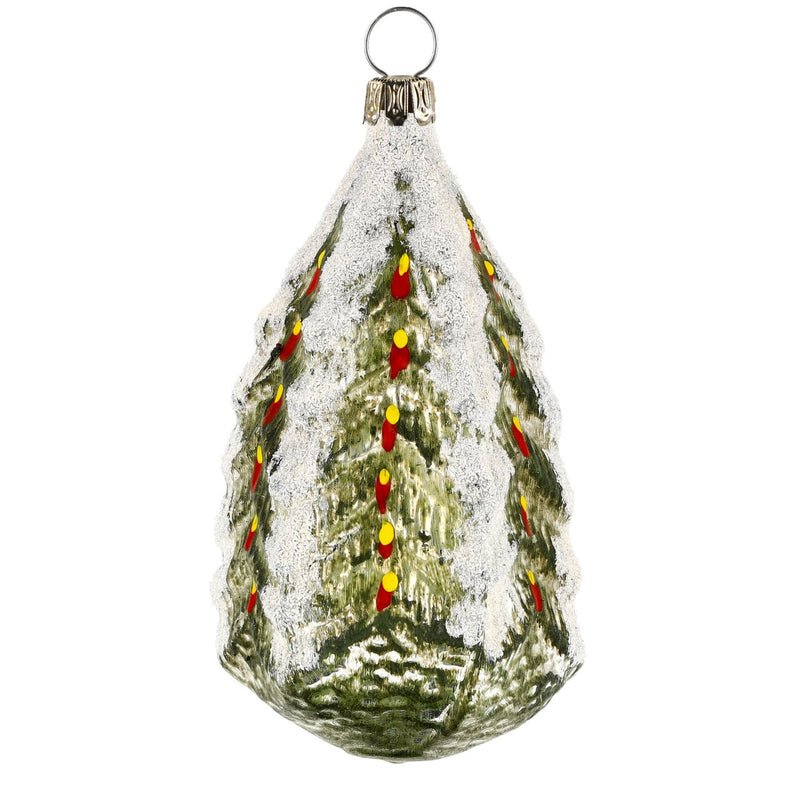 Christmas Tree Handblown Glass Ornament