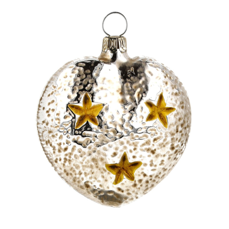 Christmas Chapel Handblown Glass Ornament