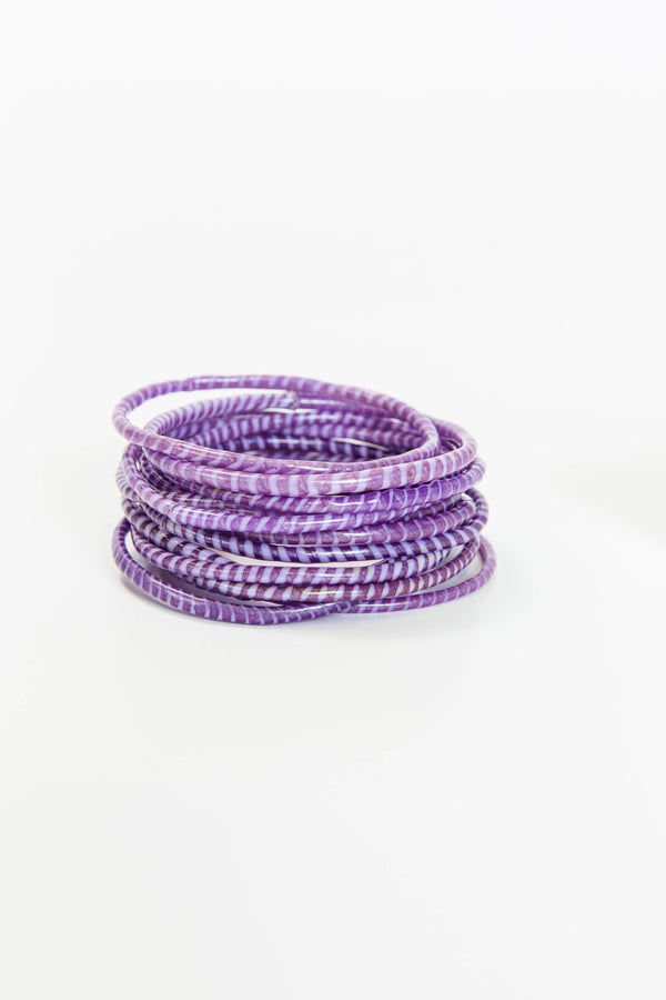 Dark Violet Beach Bangles