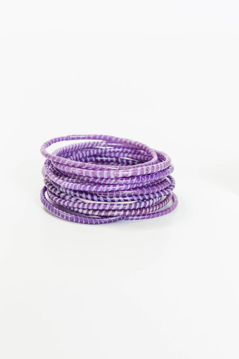 Dark Violet Beach Bangles