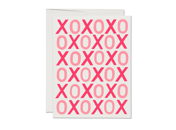 Kisses and Hugs Valentine's Day greeting card