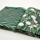 Green Hand Marbled Gift Wrapping Paper Booklet