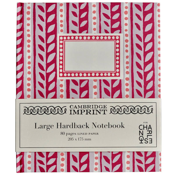 Large Hardback Notebook Charleston Border