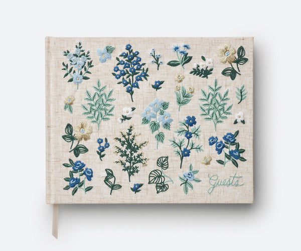 Wildwood Embroidered Guest Book