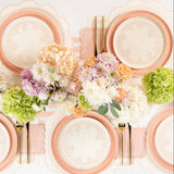 Floral Elegance Pink Beverage Napkins