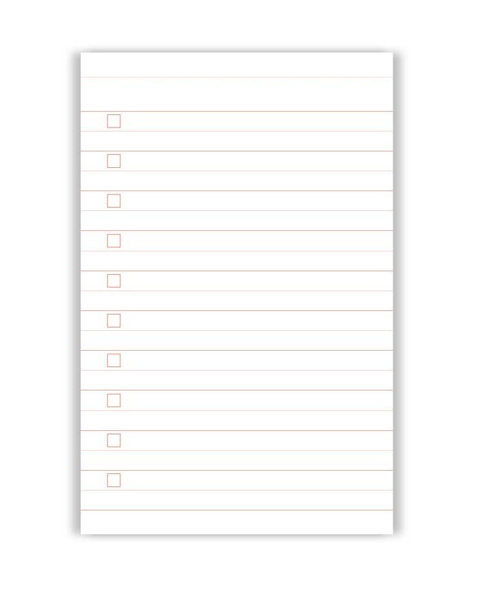 To-Do List Task Notepad Pad