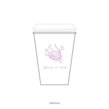 Surrey Motif Paper Cup | 12 oz with Lid