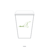 Hampstead Motif Paper Cup | 12 oz with Lid