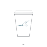 Hampstead Motif Paper Cup | 12 oz with Lid