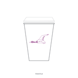 Hampstead Motif Paper Cup | 12 oz with Lid