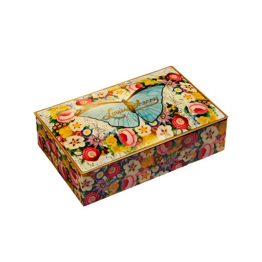 12-Piece Louis Sherry Chocolates Tin, John Derian Butterfly