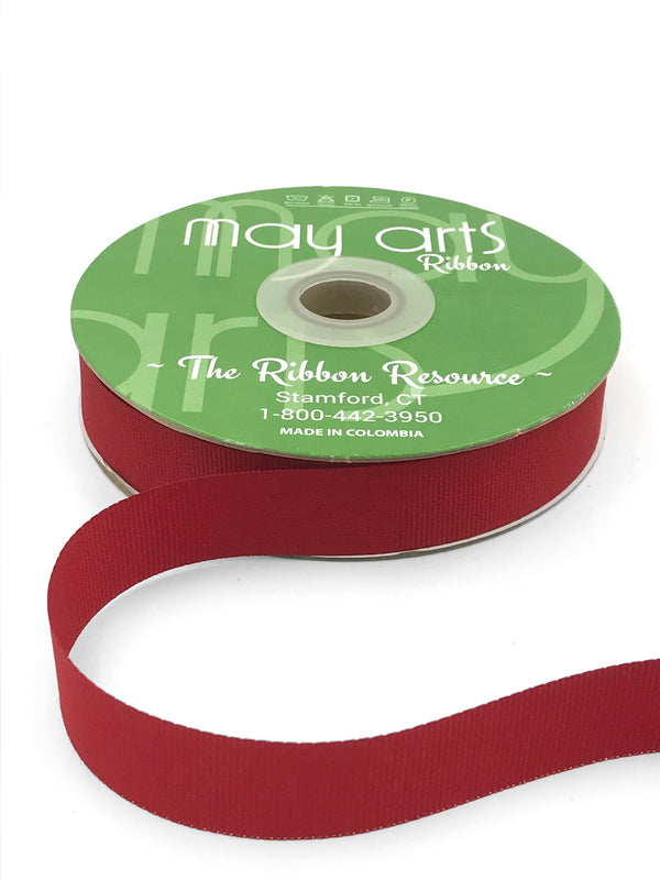 3/4" Red Grosgrain Ribbon