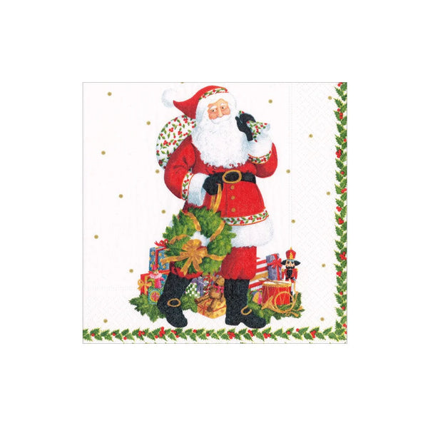 Jolly St. Nick Boxed Set Cocktail Napkin