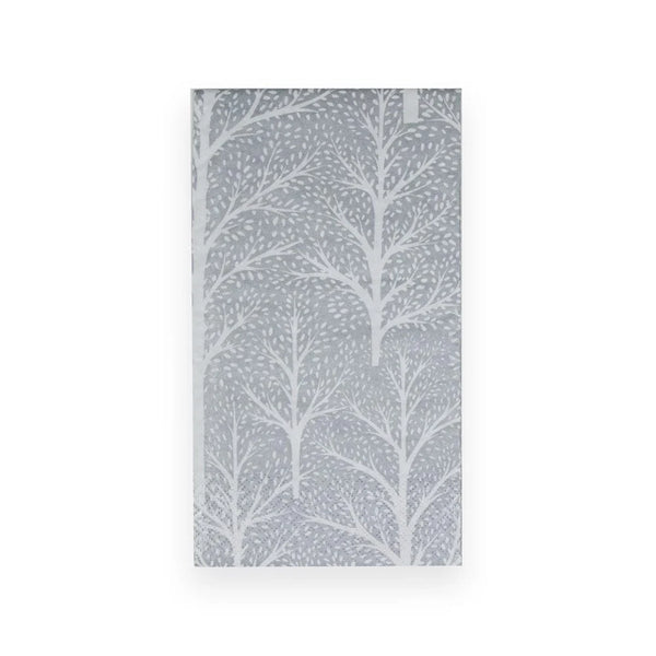 Winter Trees Silver/White Paper Guest Towels