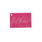 The With Love Engraved Tag