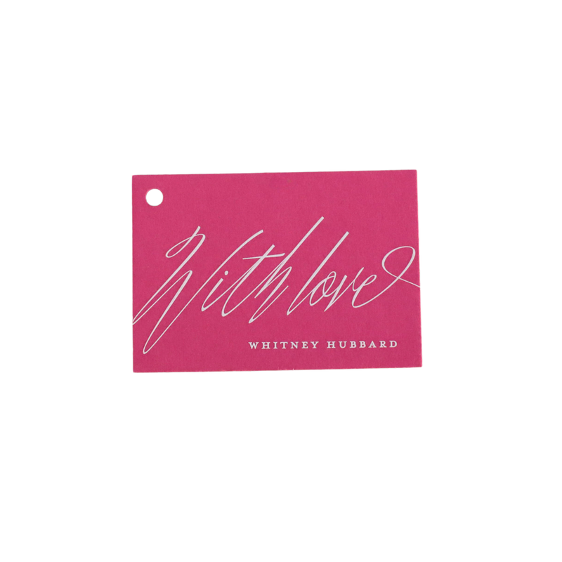 The With Love Engraved Tag