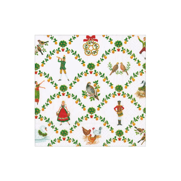 On The 12th Day Cocktail Napkins