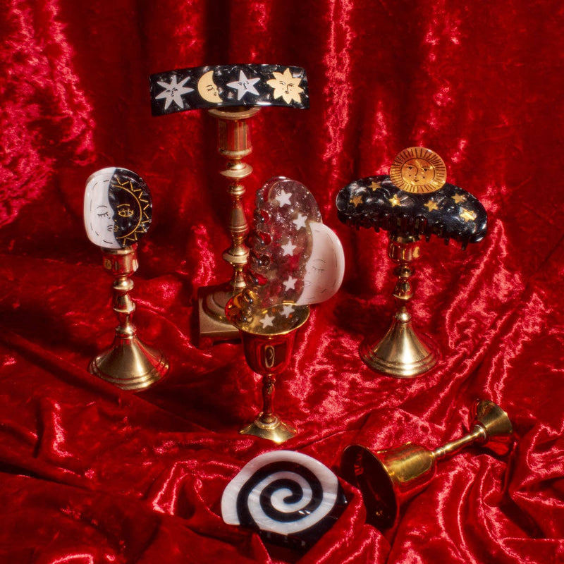 Moon and Stars Hair Claw