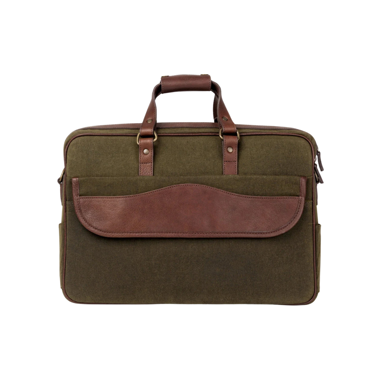 Waxed Canvas Briefcase