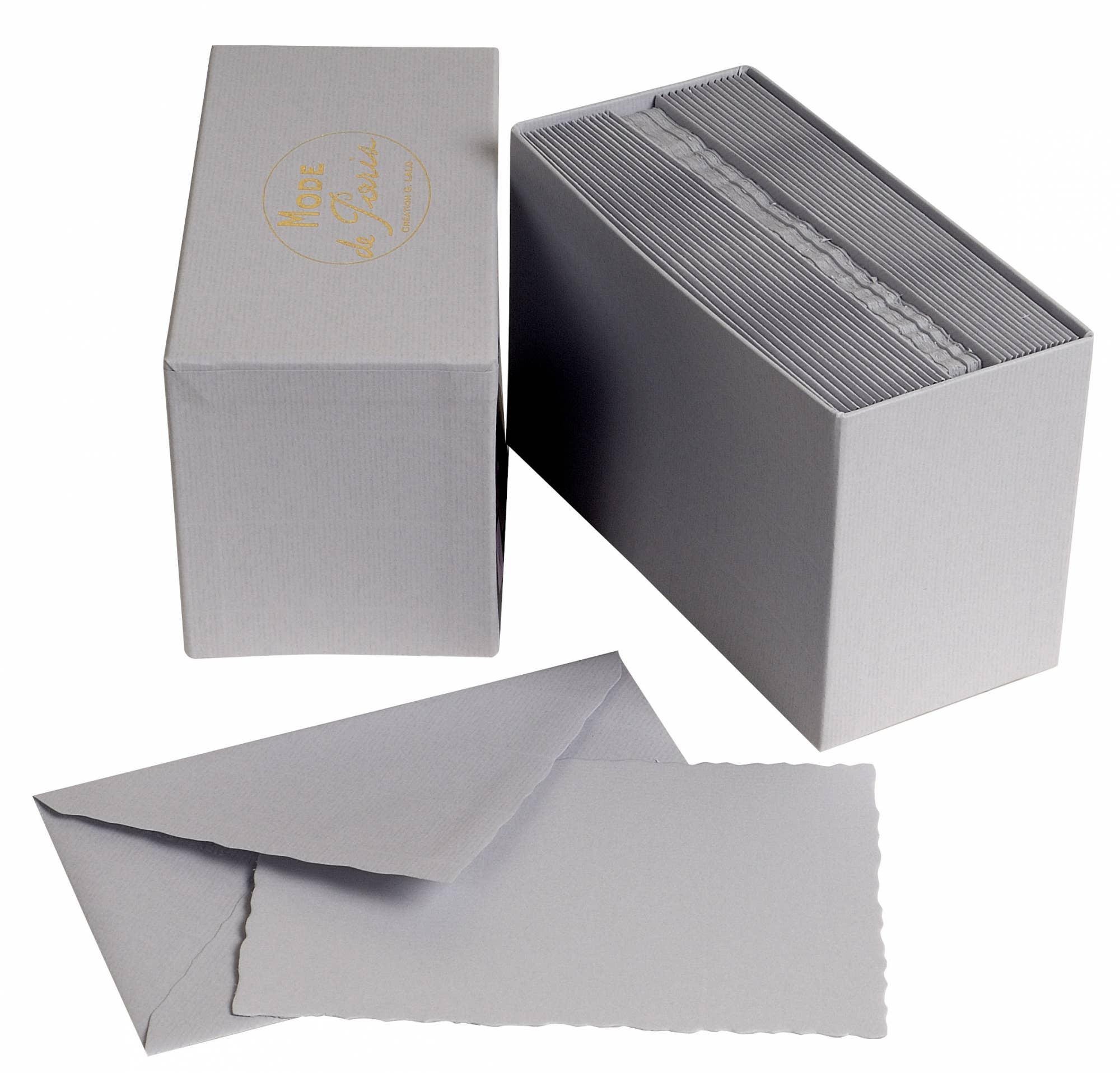 French Deckled Note Card Set