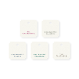 Hattie Petite Letterpress Tag