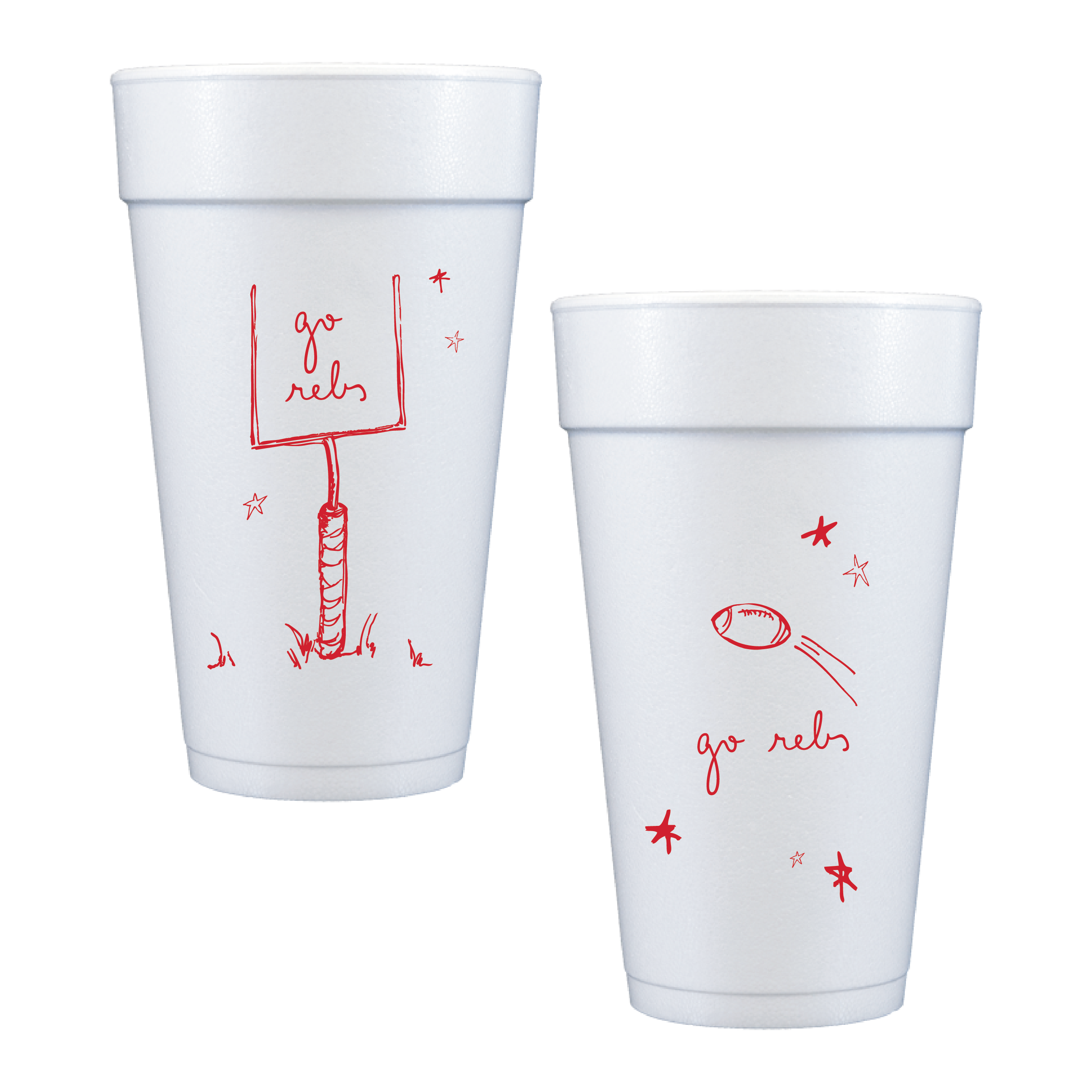 Go Rebs Game Day Cups