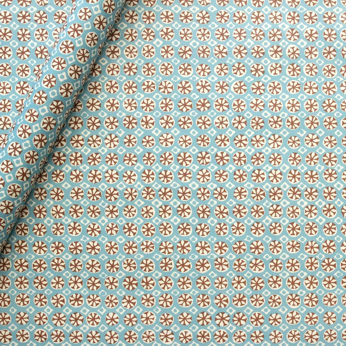 Patterned Paper Sea Urchin Sky and Cocoa Sheets (Set of 3)